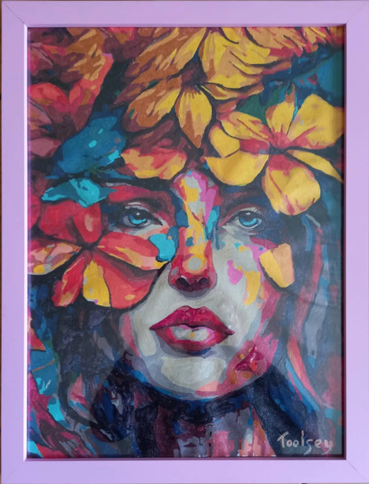 Girl with Flowery Hair